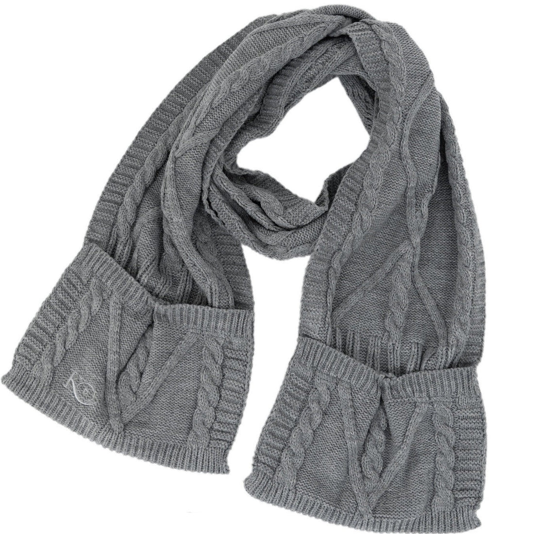Knit Scarf with Pockets