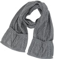 Knit Scarf with Pockets