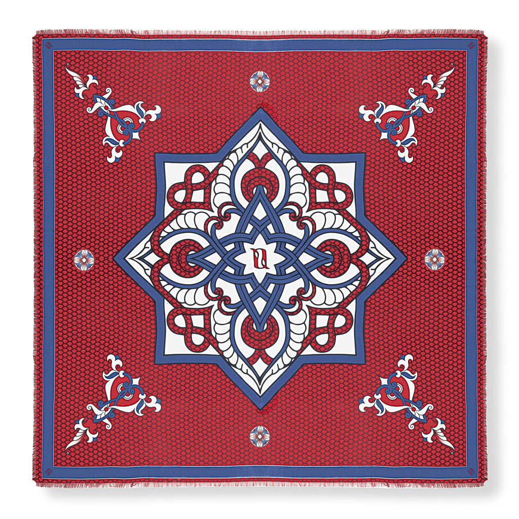 Oversized Ornament Scarf