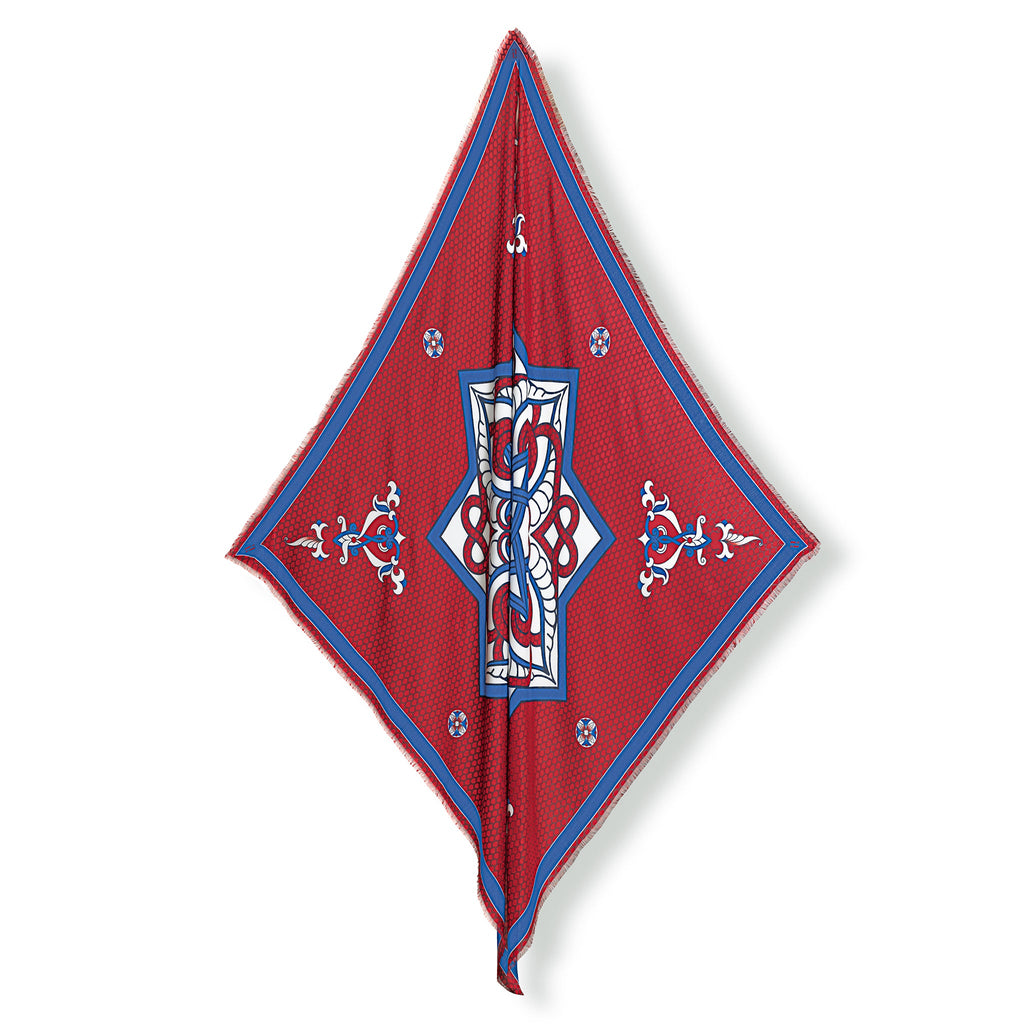 Oversized Ornament Scarf