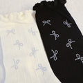 Scattered Bows Socks Set Of 2