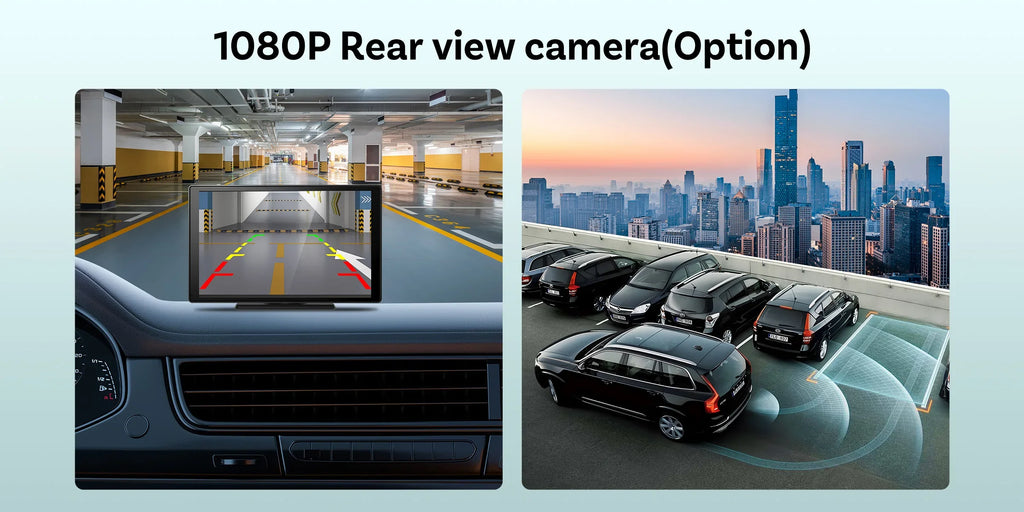 9 Inch Portable Wireless CarPlay Screen, Apple CarPlay and Android Auto Touch Display