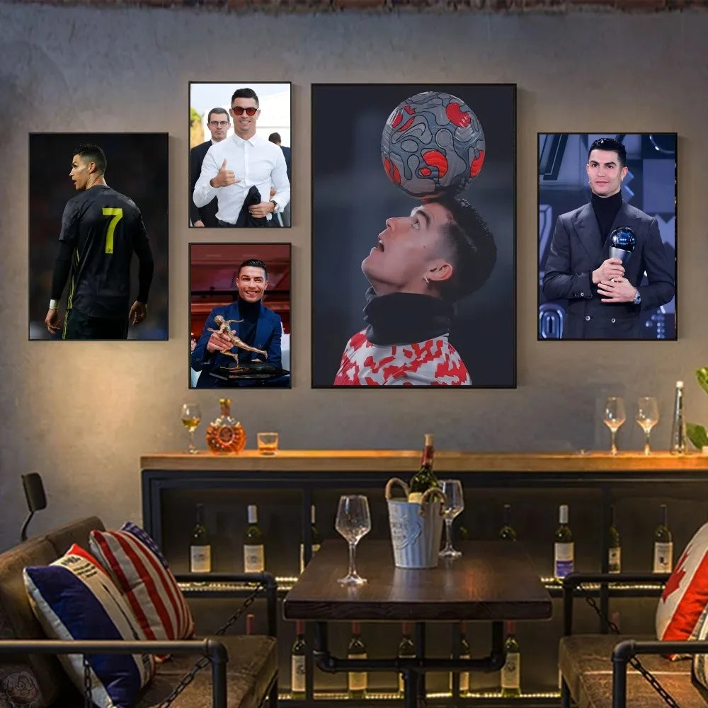 C-Cristiano Ronaldo Poster HD Posters Home Room Bar Cafe Decor Art Wall Painting Picture
