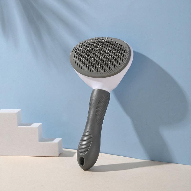 Self-Cleaning Pet Grooming Brush for Long and Short Hair
