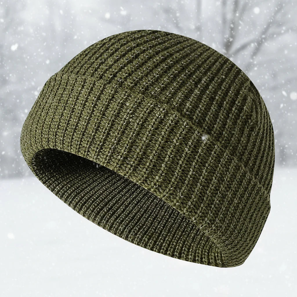 Unisex Winter Reflective Beanie – High Visibility Noctilucent Knit Hat