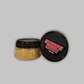 4 oz container of Scrape Down Gel in clear and black packaging, skincare product