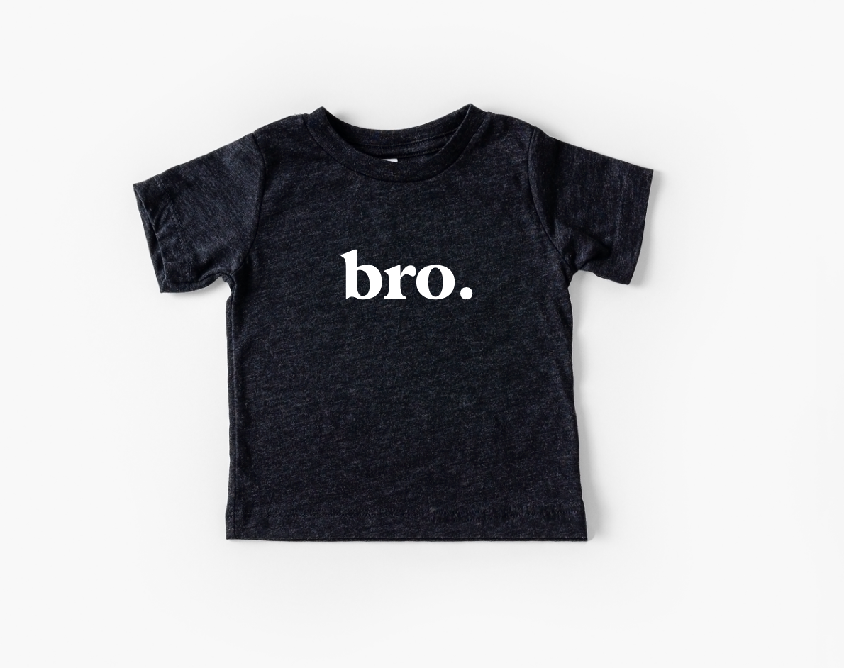 bro. Unisex Cotton Toddler Tee - Casual Minimalist Design