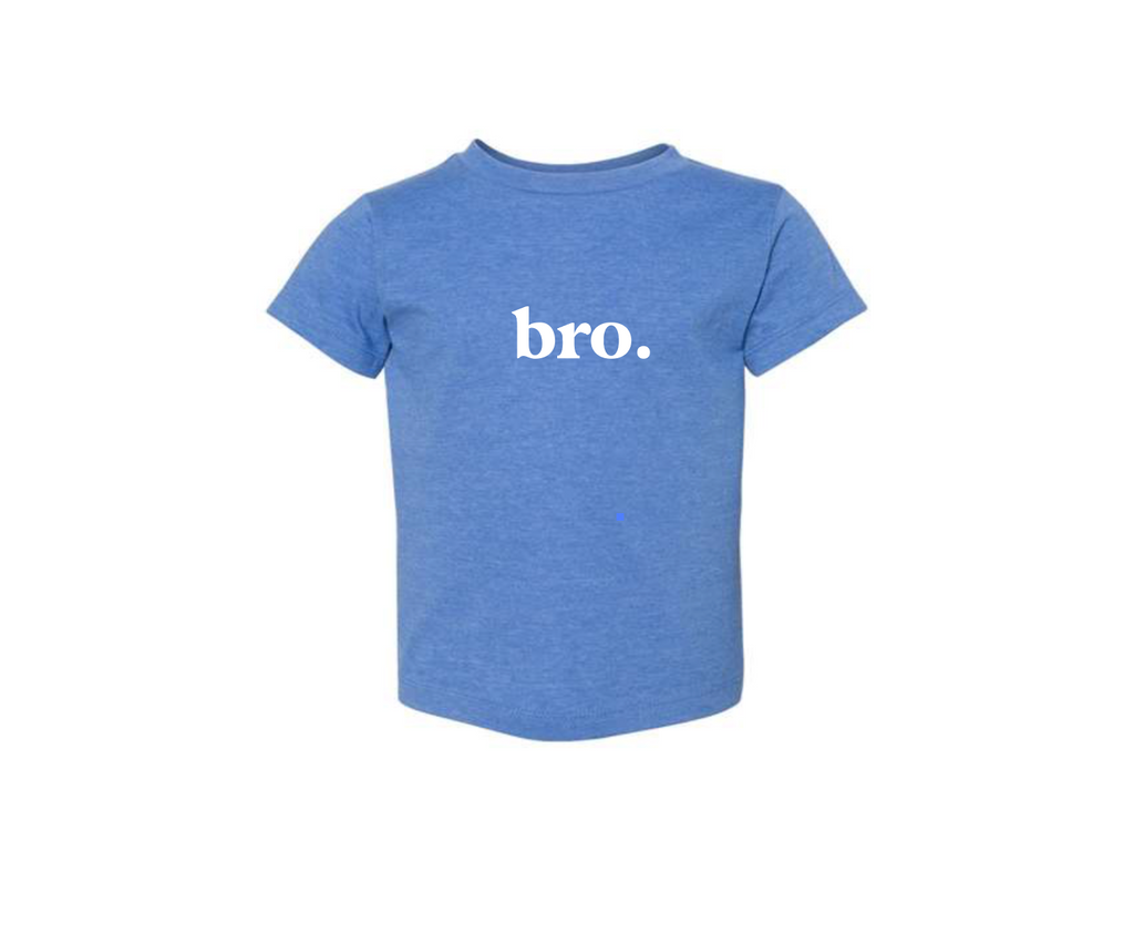 bro. Unisex Cotton Toddler Tee - Casual Minimalist Design