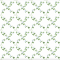 Edna Geometric Removable Wallpaper in White, Green and Light-Blue