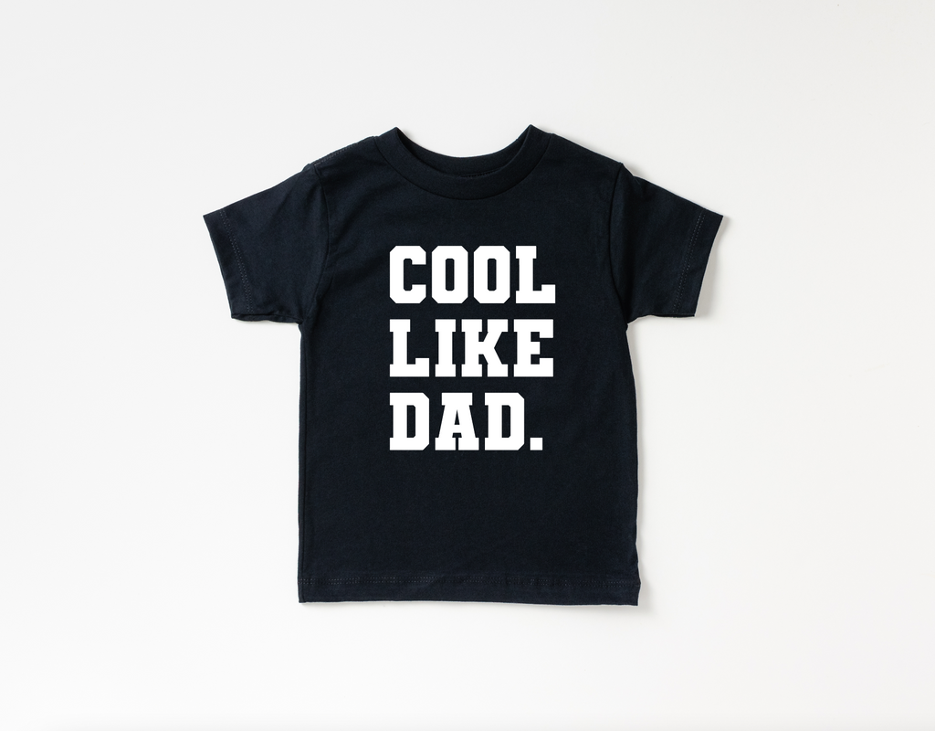 Cool Like Dad Unisex Crew Neck Cotton Graphic Tee