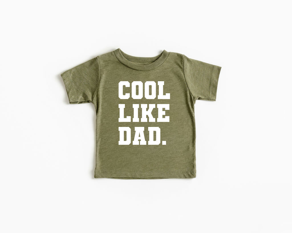 Cool Like Dad Unisex Crew Neck Cotton Graphic Tee
