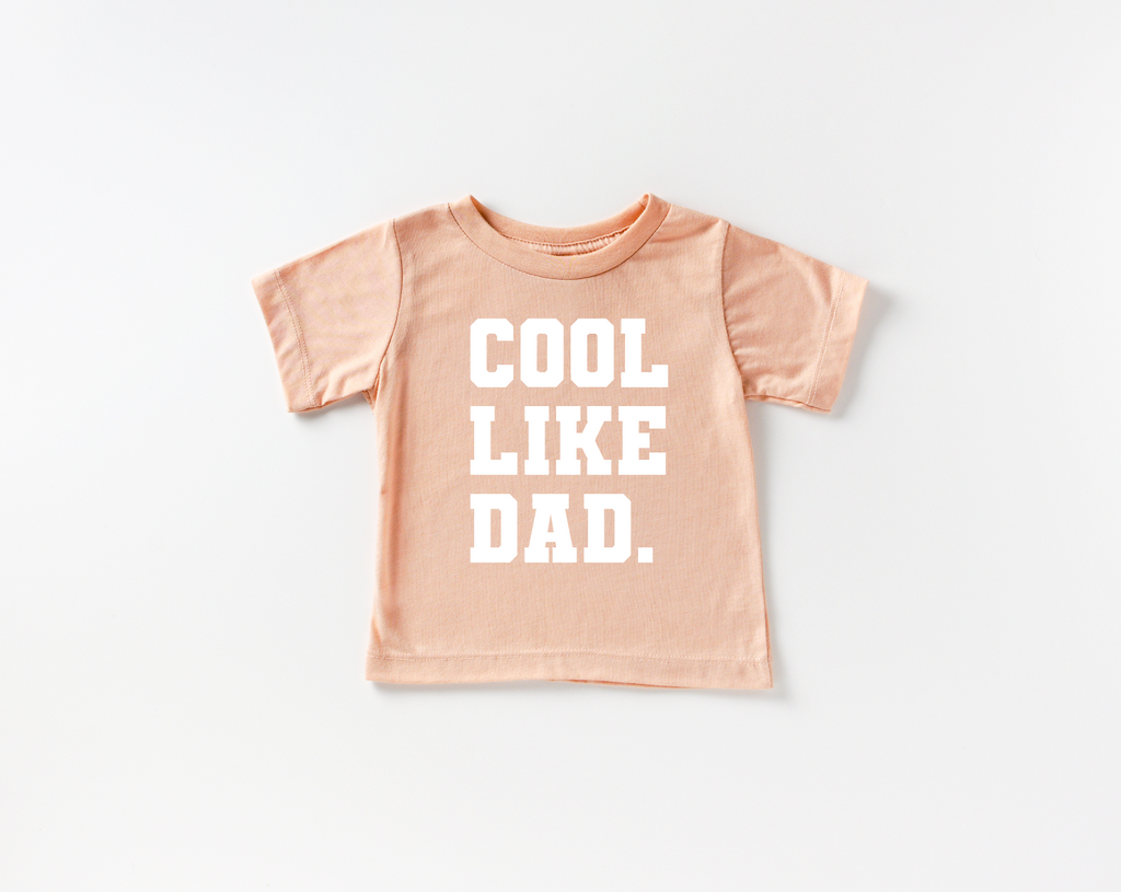 Cool Like Dad Unisex Crew Neck Cotton Graphic Tee