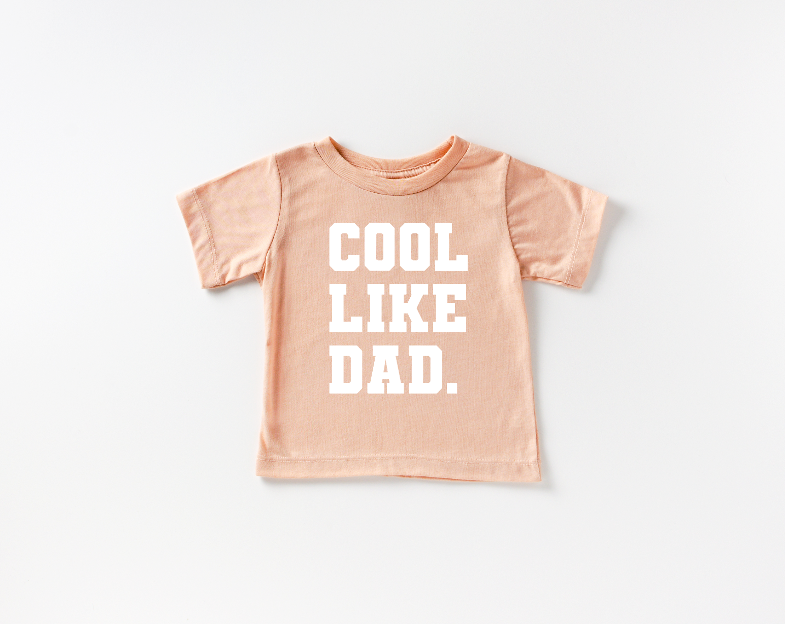 Cool Like Dad Unisex Crew Neck Cotton Graphic Tee
