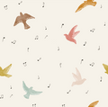 Lyra Removable Wallpaper in Cream and Gold
