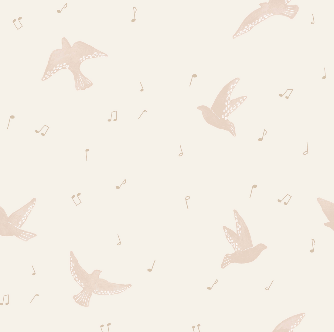 Lyra Removable Wallpaper in Cream and Gold