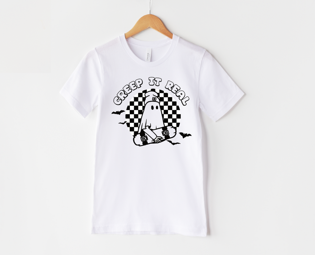 Creep it Real Unisex Crew Neck Halloween Graphic Tee