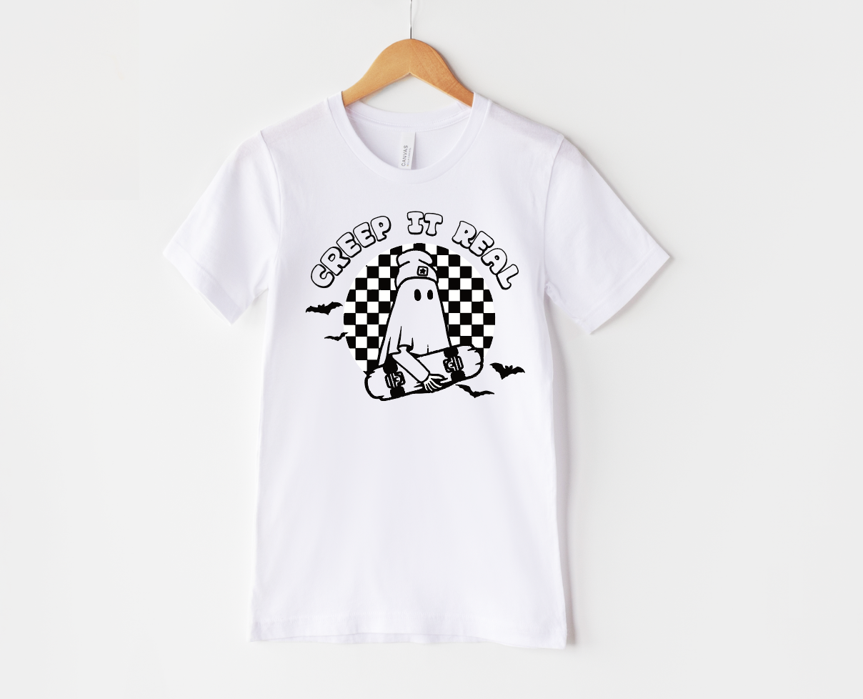 Creep it Real Unisex Crew Neck Halloween Graphic Tee