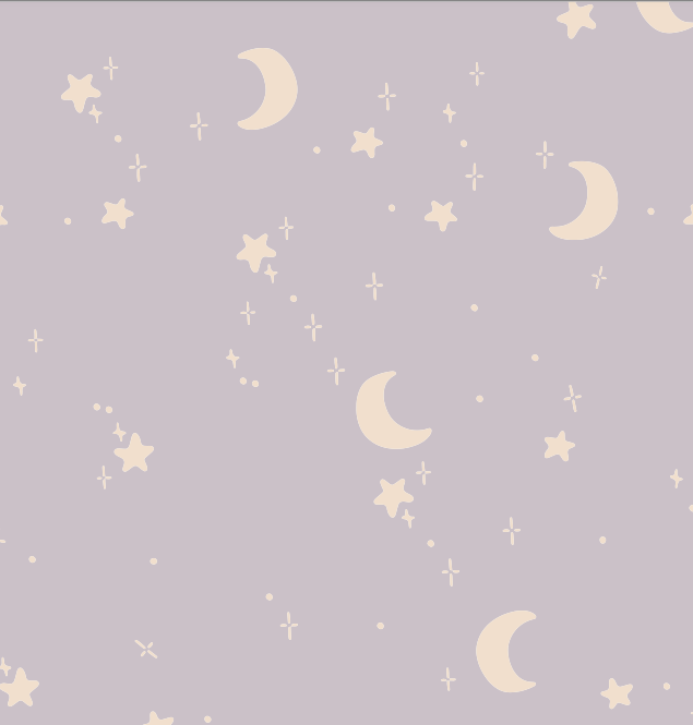 Eclipse Removable Wallpaper in Lavender and Cream