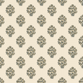 Anastasia Floral Wallpaper in Cream and Sage-Green