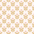 Prue Floral Removable Wallpaper in Blush Pink and Mustard Yellow