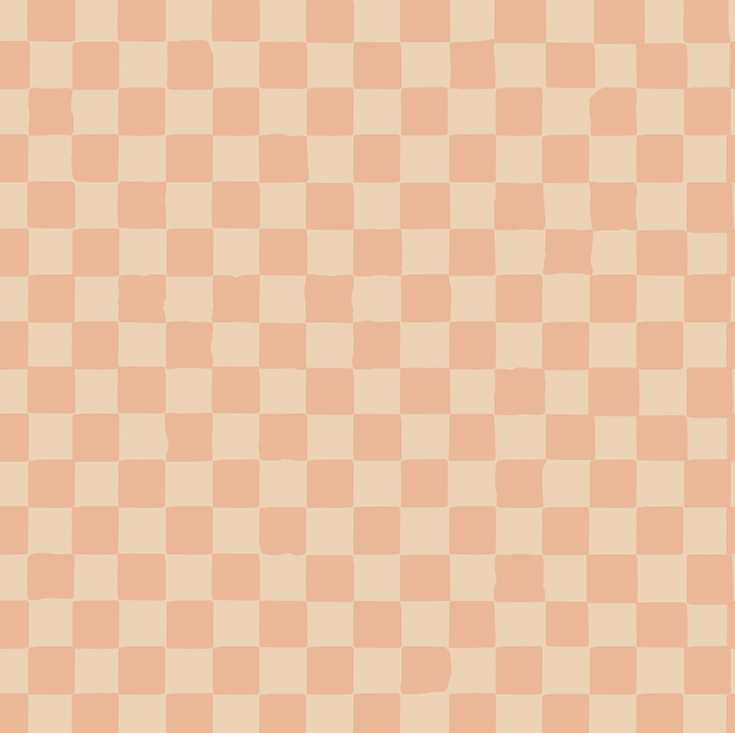 Rhea Geometric Wallpaper in Peach and Cream Minimalist Design