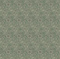 Annika Traditional Floral Wallpaper - Sage-Green, Cream & Brown
