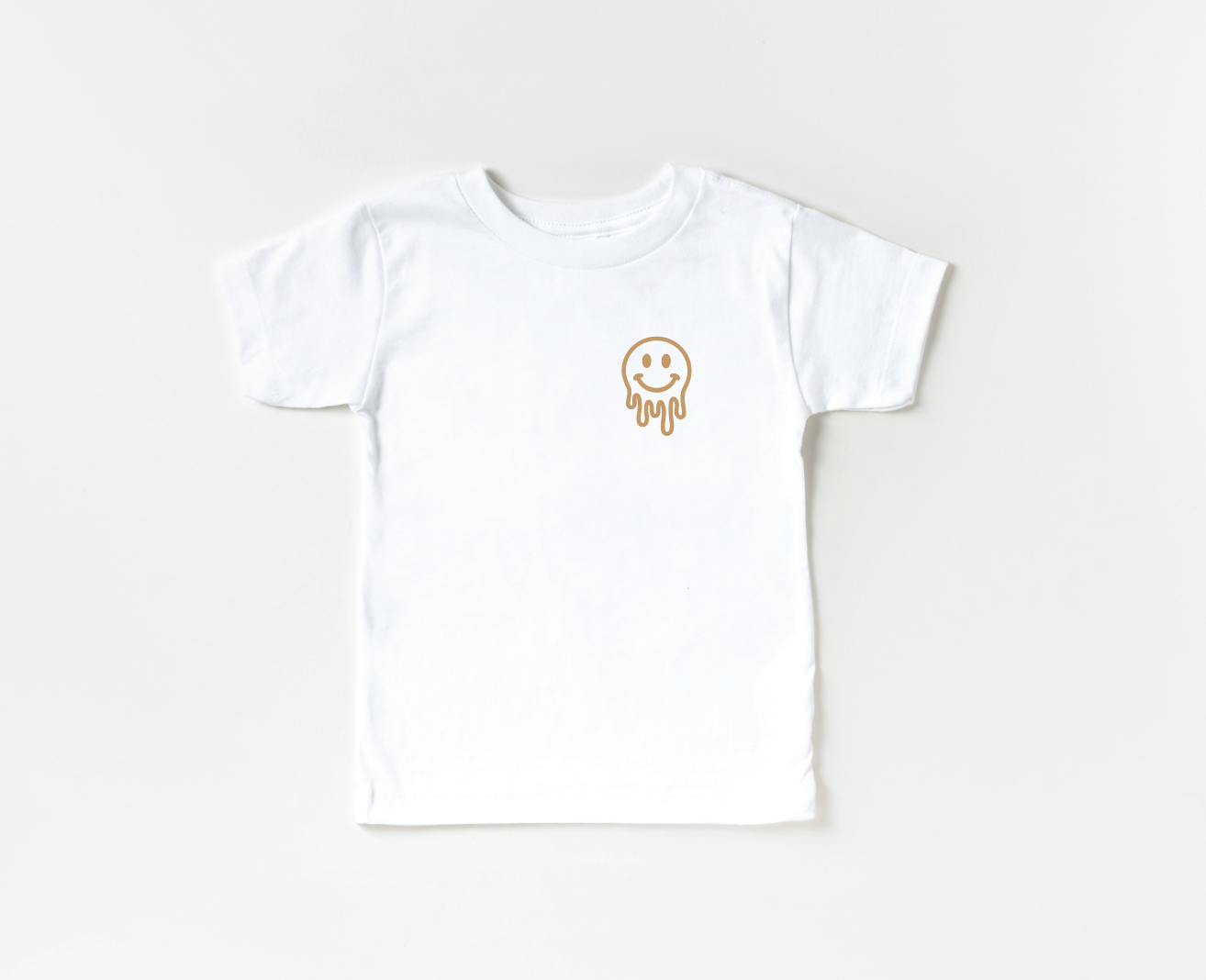 Drippy Smiley Pocket Tee - Unisex Cotton Streetwear Shirt