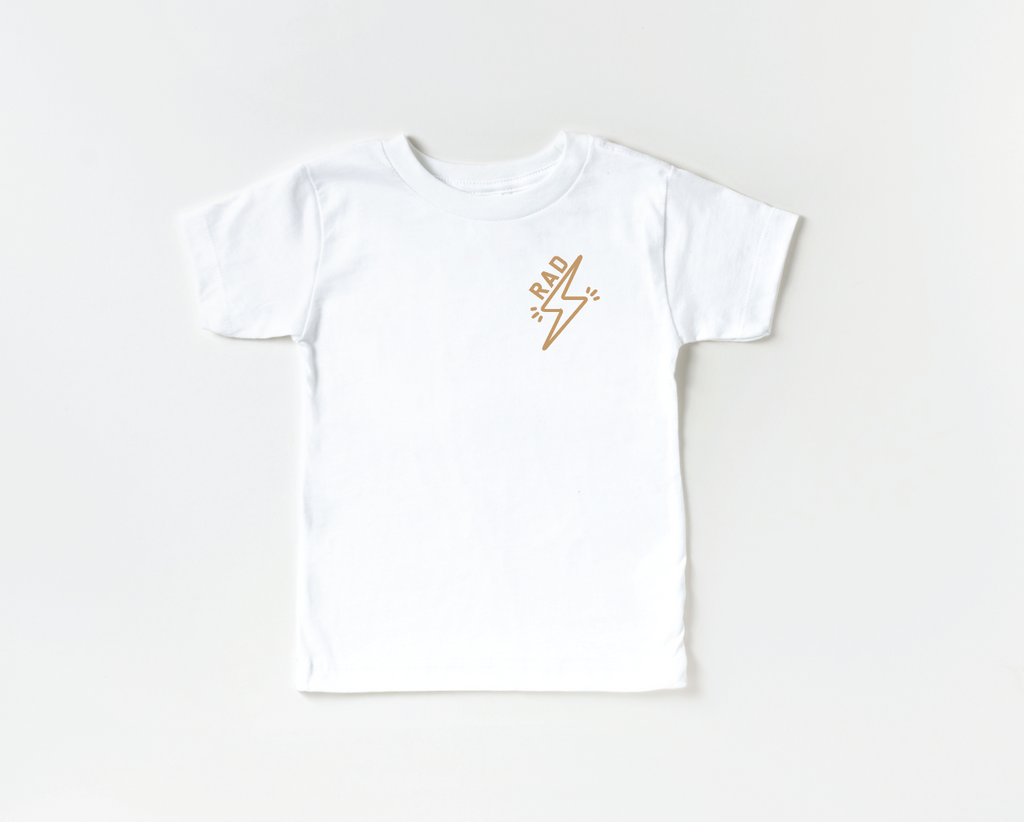 Rad Lightening Bolt Pocket Tee