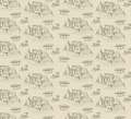 Diana Removable Wallpaper in Pink, Cream and Blue