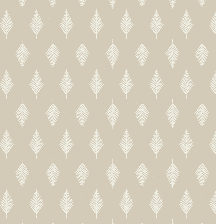 Koa Geometric Removable Wallpaper in Cream and Sage-Green