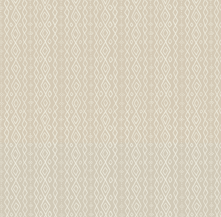 Bondi Geometric Wallpaper in Teal, Beige and White