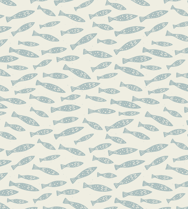 Skipper Coastal Wallpaper in Blue, White, and Beige