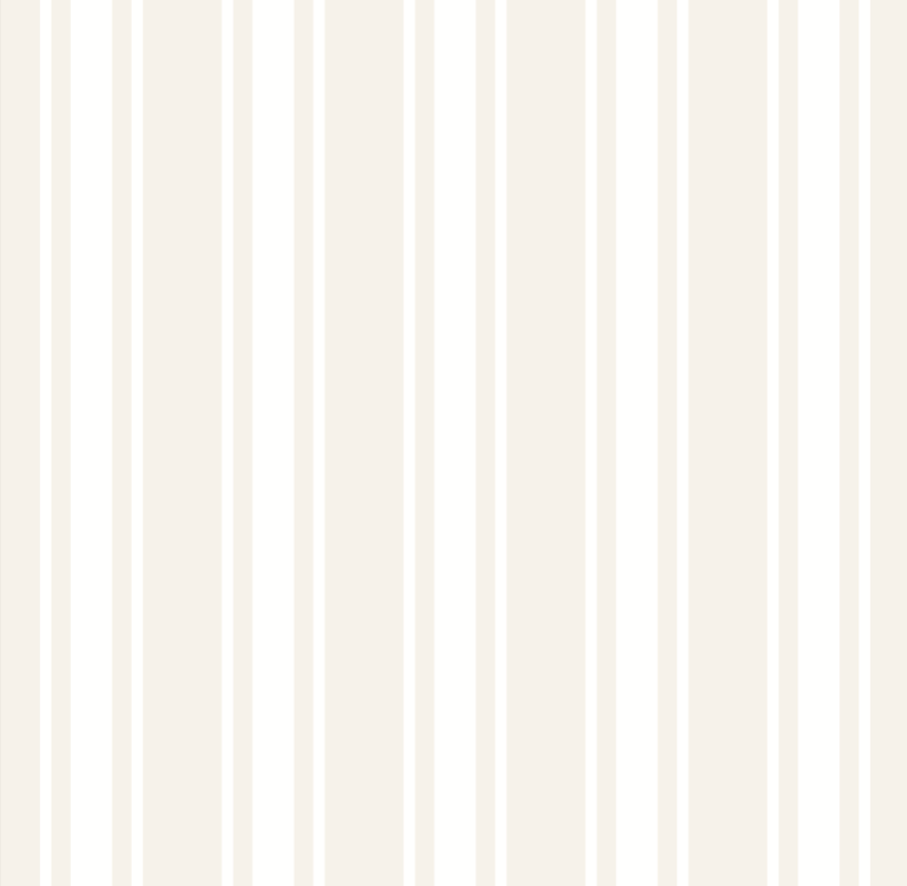 Janis Striped Removable Wallpaper in Cream and White