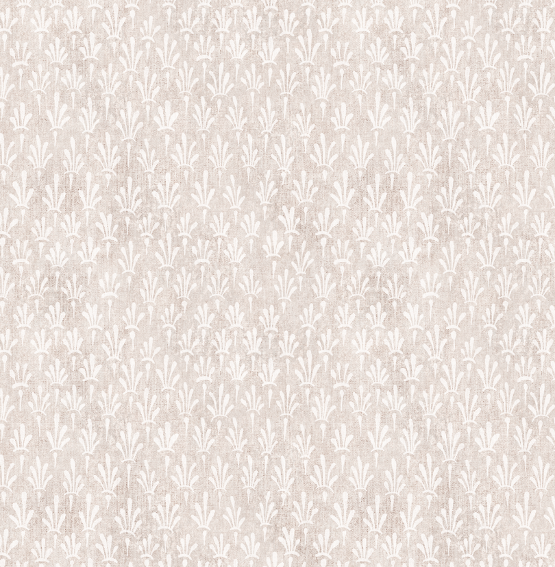 Hyacinth Floral Wallpaper in Blue, White, Pink and Gold