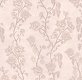 Marina Floral Removable Wallpaper in Sage-Green and Blush-Pink