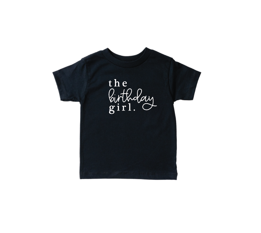 The Birthday Girl Graphic Tee - Soft Cotton Minimalist Shirt