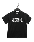 Preschool Varsity Tee - Sporty Kids Cotton Crew Neck Shirt