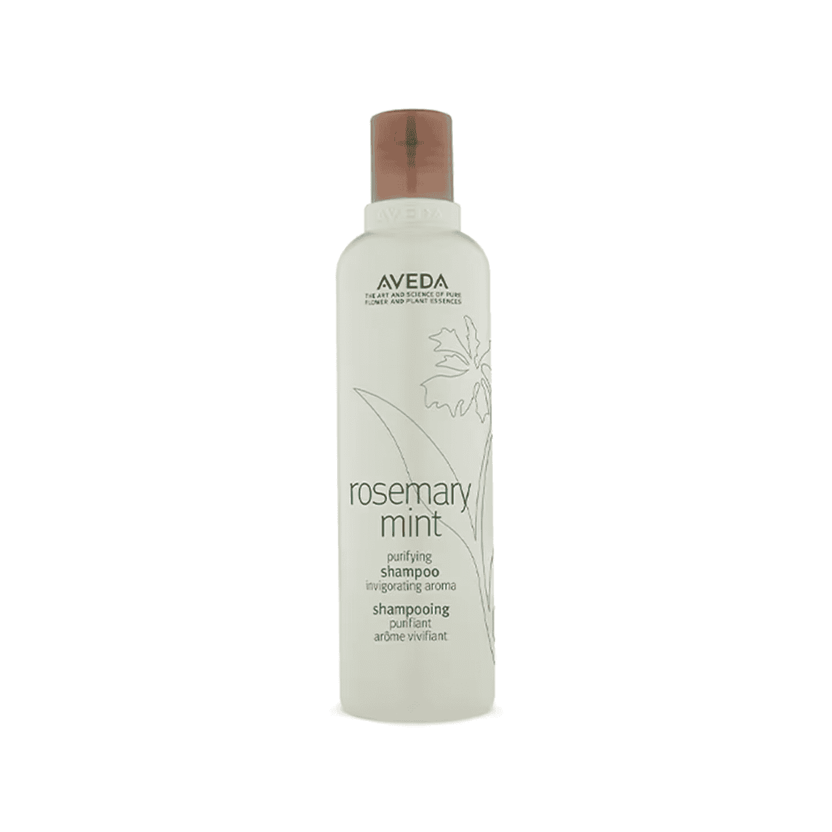 Aveda Rosemary Mint Purifying Shampoo bottle for clarifying oily hair