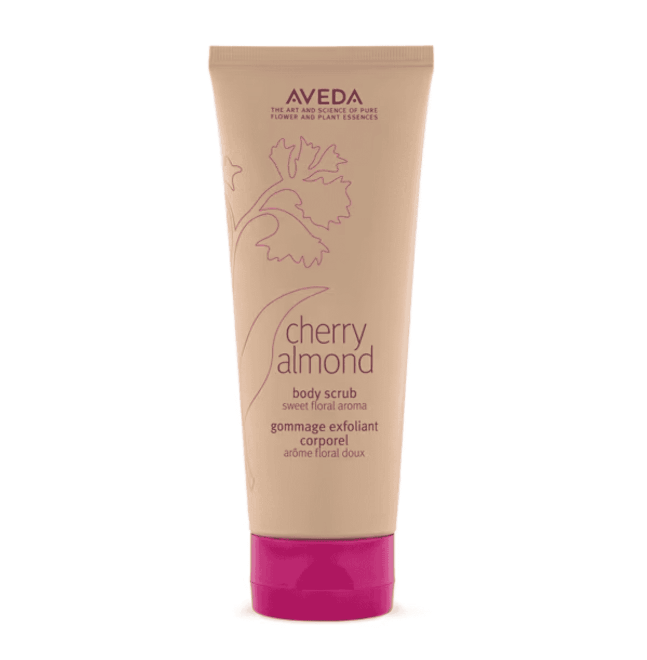 Aveda Cherry Almond Body Scrub in 6.7 OZ packaging
