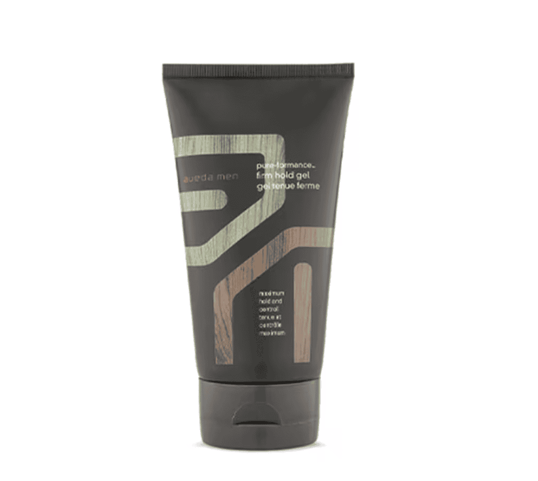 Aveda Men Pure-Formance Firm Hold Gel 5 OZ bottle for maximum hair styling control