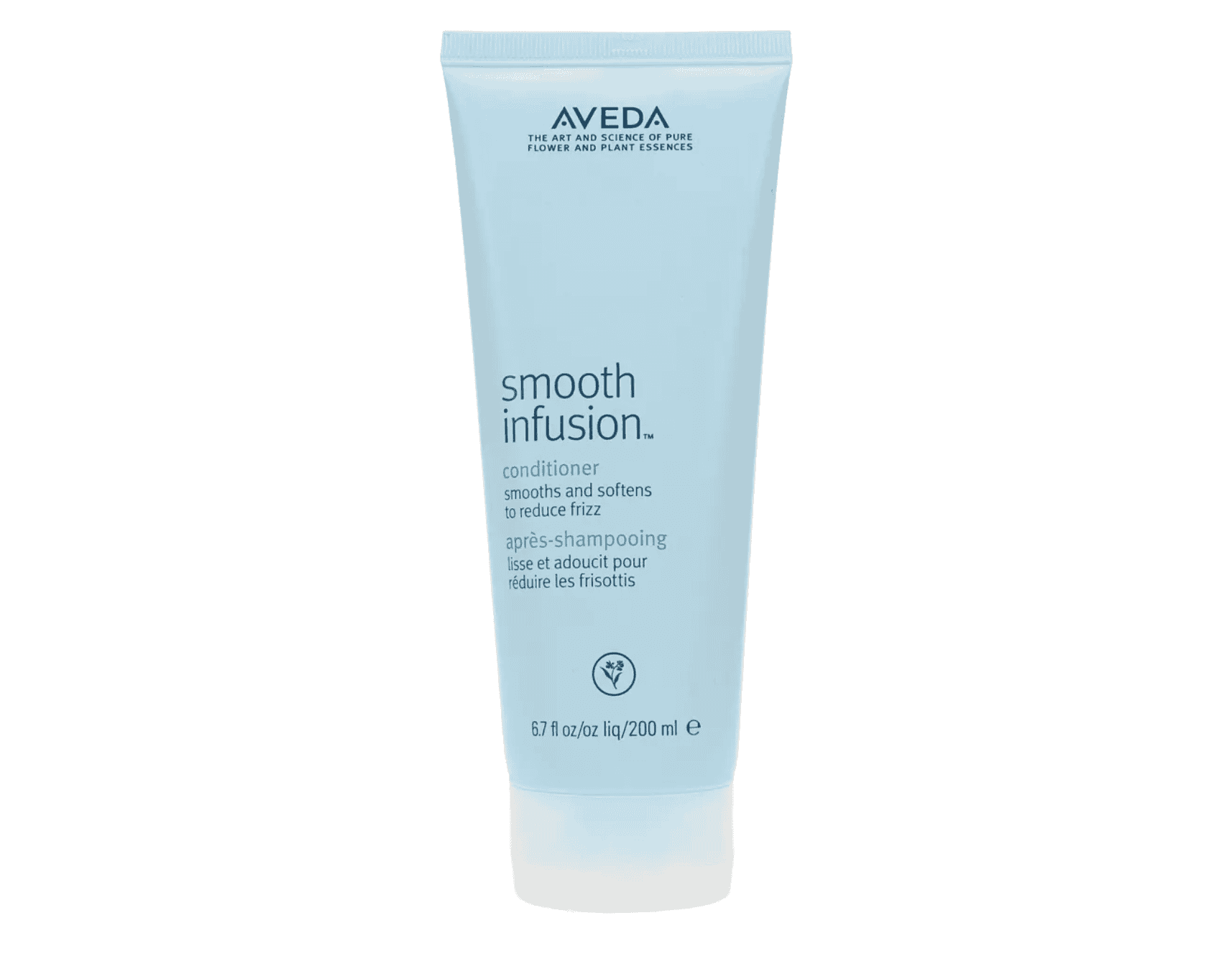 A 6.7 oz bottle of Aveda Smooth Infusion Conditioner for frizzy hair