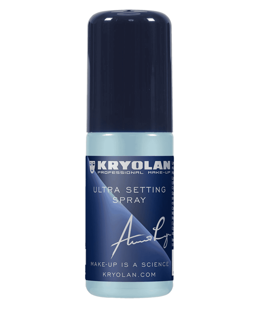 Kryolan Ultra Setting Spray 50 ml bottle for professional long-wear makeup setting