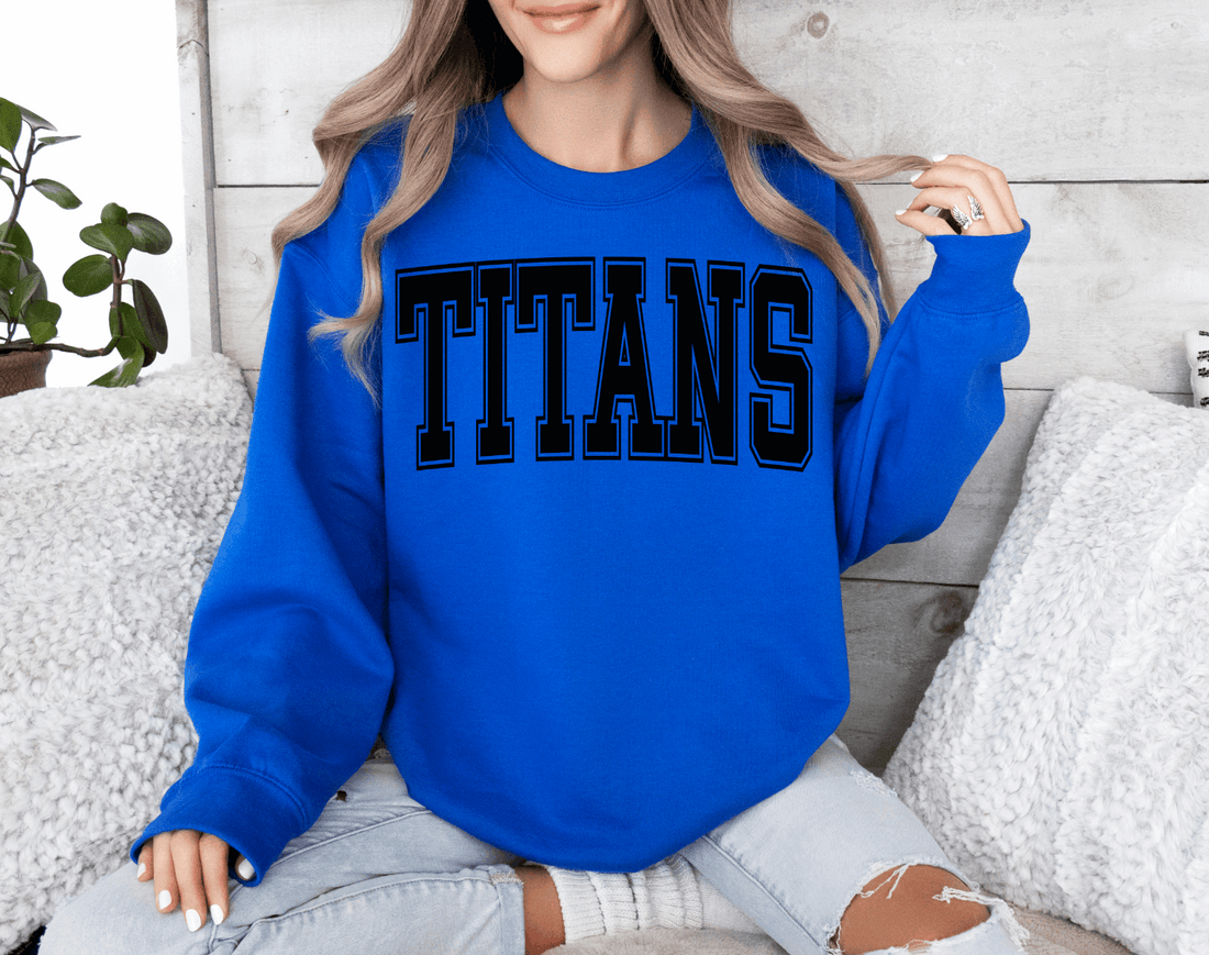 Custom Collegiate Letter Game Day Sweatshirts
