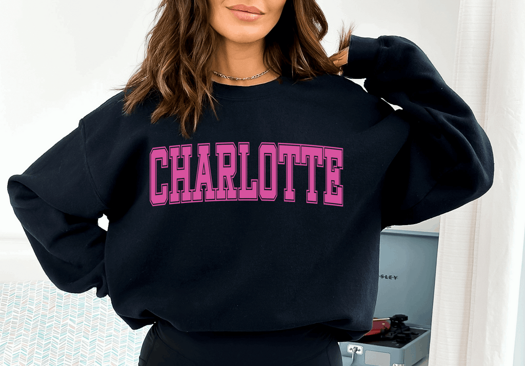 Custom Collegiate Letter Game Day Sweatshirts