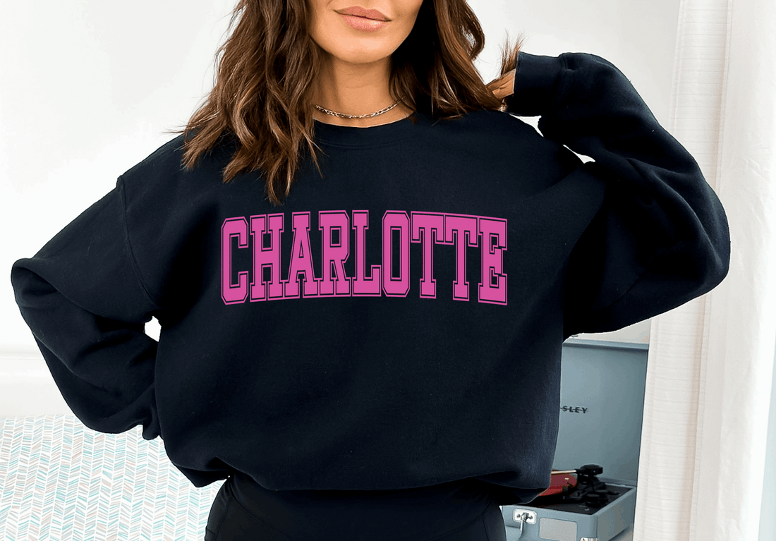 Custom Collegiate Letter Game Day Sweatshirts
