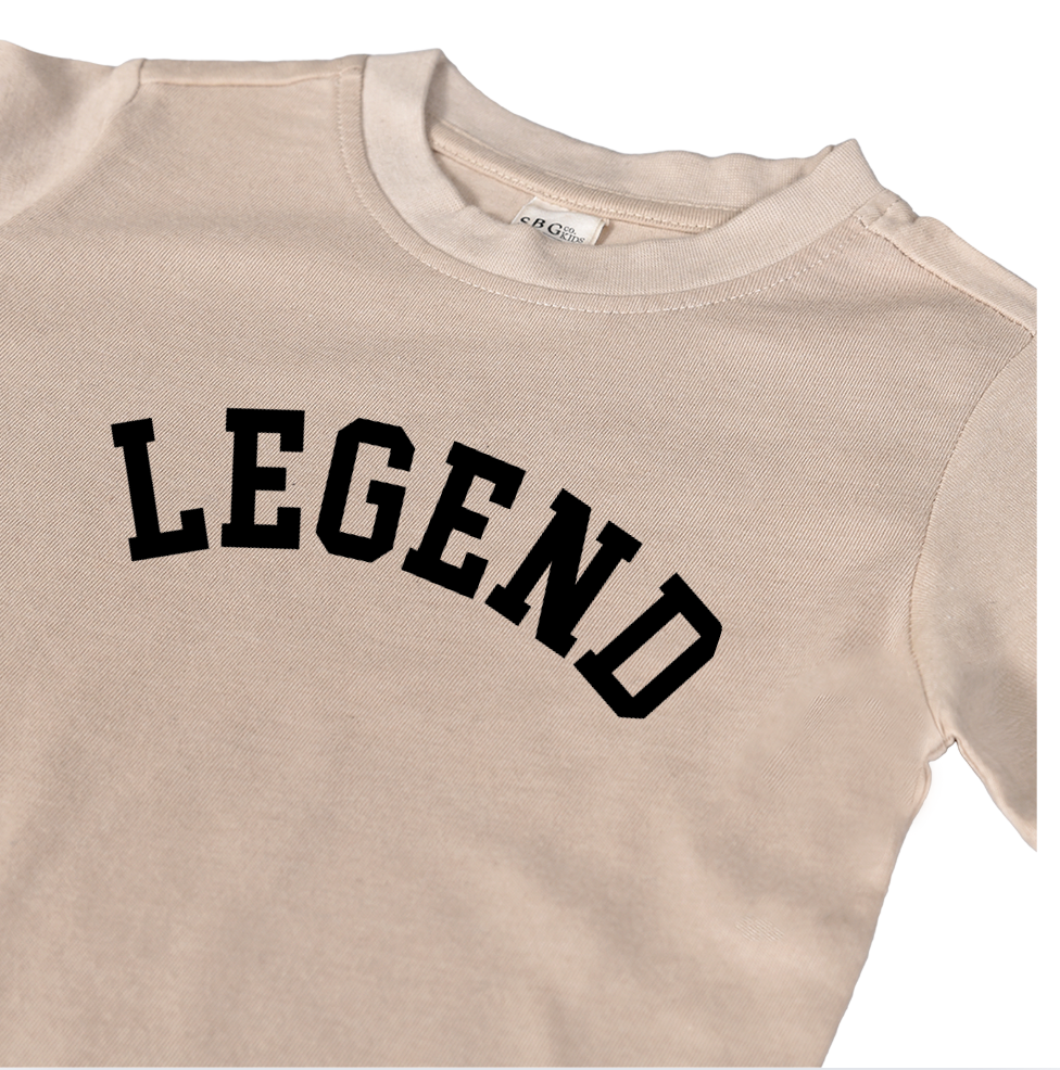 Legend Graphic Kids Tee - Minimalist Athletic Style