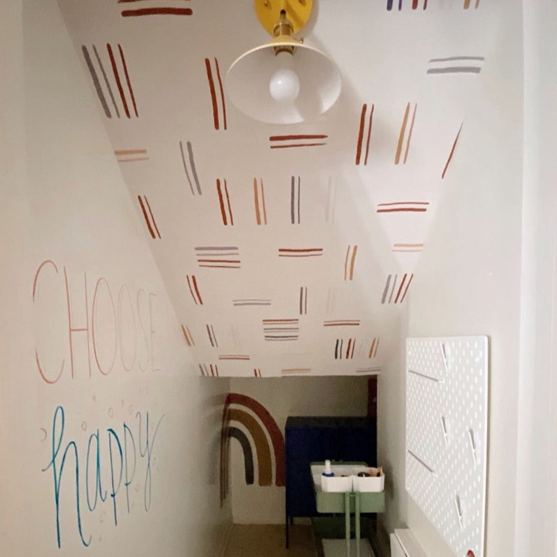 Keren Geometric Removable Wallpaper - Modern Boho Earth Tones