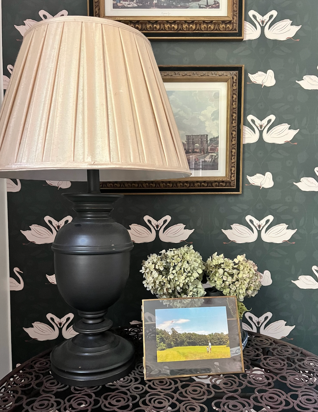 Sevan Botanical Animal Print Wallpaper in Green, White & Tan