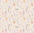 Iridessa Floral Removable Wallpaper in Pink, Lavender & Green