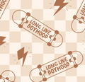 Jax Geometric Skater Wallpaper in Beige and Brown
